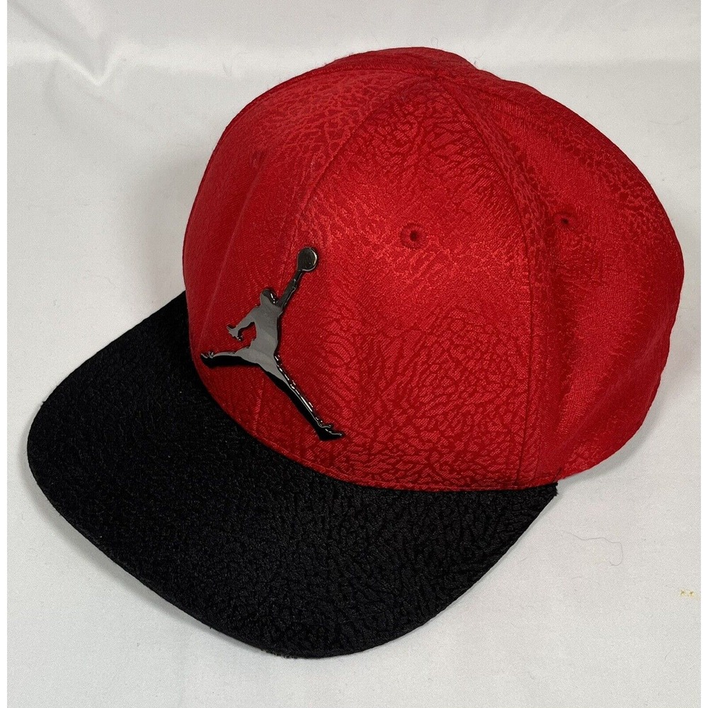 Air Jordan Jump man Youth Snapback Hat Cap Red Black